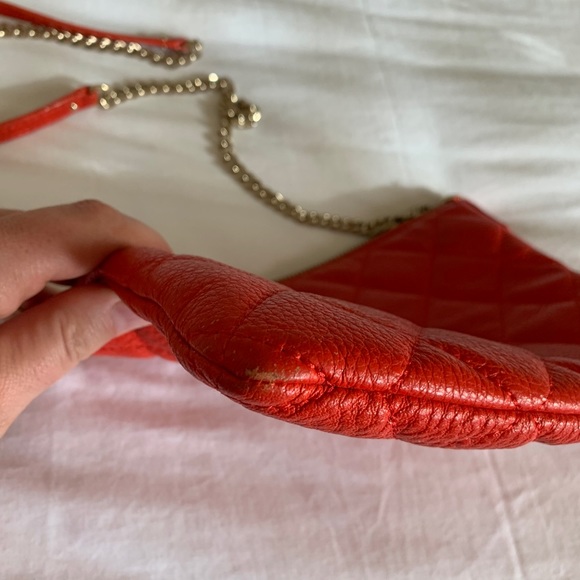 Red Kate Spade Quilted Crossbody Purse - Picture 5 of 5